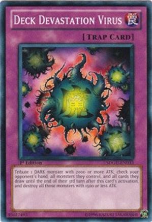 Deck Devastation Virus (SDGU-EN033) - Structure Deck: Gates of the Underworld 1st Edition Structure Deck: Gates of the Underworld Yugioh Single  Squirtle Squad Card Shop.