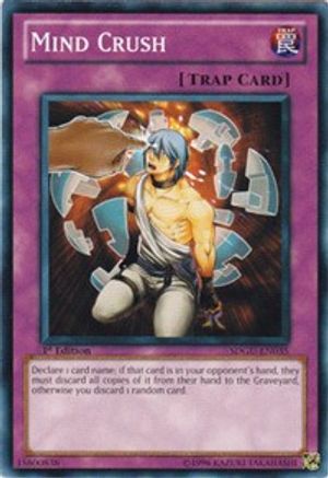 Mind Crush (SDGU-EN035) - Structure Deck: Gates of the Underworld Unlimited Structure Deck: Gates of the Underworld Yugioh Single  Squirtle Squad Card Shop.