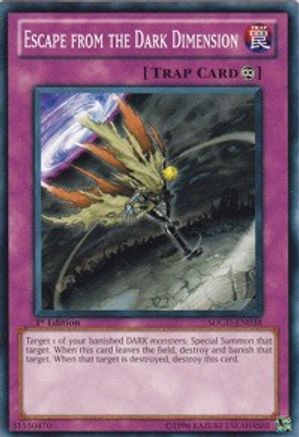 Escape from the Dark Dimension (SDGU-EN038) - Structure Deck: Gates of the Underworld 1st Edition Structure Deck: Gates of the Underworld Yugioh Single  Squirtle Squad Card Shop.