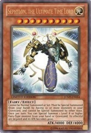 Sephylon, the Ultimate Time Lord (JUMP-EN054) - Shonen Jump Magazine Promos Limited Shonen Jump Magazine Promos Yugioh Single  Squirtle Squad Card Shop.