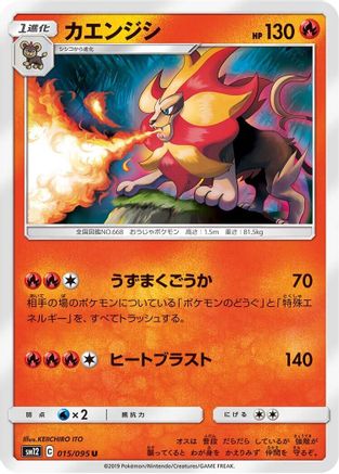 Pyroar (015/095) - SM12 Alter Genesis SM12: Alter Genesis Pokemon Japanese Single  Squirtle Squad Card Shop.