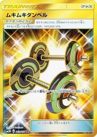 Bodybuilding Dumbbells - 063/051 (063/051) - SM3H To Have Seen the Battle Rainbow Holofoil SM3H: To Have Seen the Battle Rainbow Pokemon Japanese Single  Squirtle Squad Card Shop.