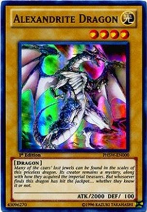 Alexandrite Dragon (PHSW-EN000) - Photon Shockwave 1st Edition Photon Shockwave Yugioh Single  Squirtle Squad Card Shop.