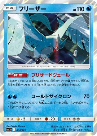 Articuno (034/173) - SM12a TAG TEAM GX Tag All Stars Holofoil SM12a: TAG TEAM GX: Tag All Stars Pokemon Japanese Single  Squirtle Squad Card Shop.