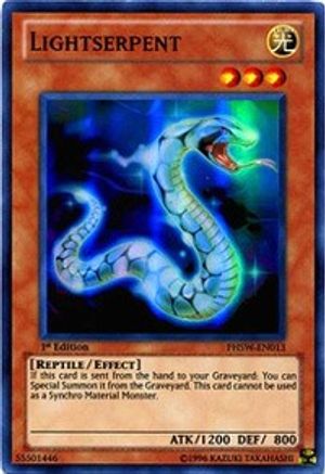Lightserpent (PHSW-EN013) - Photon Shockwave 1st Edition Photon Shockwave Yugioh Single  Squirtle Squad Card Shop.