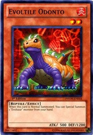 Evoltile Odonto (PHSW-EN018) - Photon Shockwave 1st Edition Photon Shockwave Yugioh Single  Squirtle Squad Card Shop.