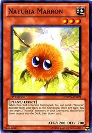 Naturia Marron (PHSW-EN029) - Photon Shockwave Unlimited Photon Shockwave Yugioh Single  Squirtle Squad Card Shop.
