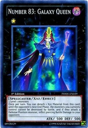 Number 83: Galaxy Queen (PHSW-EN039) - Photon Shockwave 1st Edition Photon Shockwave Yugioh Single  Squirtle Squad Card Shop.