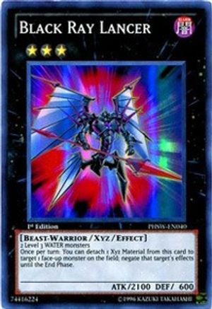 Black Ray Lancer (PHSW-EN040) - Photon Shockwave Unlimited Photon Shockwave Yugioh Single  Squirtle Squad Card Shop.