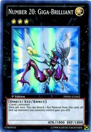 Number 20: Giga-Brilliant (PHSW-EN042) - Photon Shockwave Unlimited Photon Shockwave Yugioh Single  Squirtle Squad Card Shop.