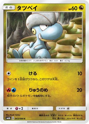 Bagon (043/066) - SM6b Champion Road SM6b: Champion Road Pokemon Japanese Single  Squirtle Squad Card Shop.