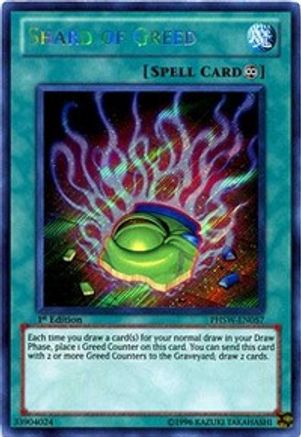 Shard of Greed (PHSW-EN057) - Photon Shockwave Unlimited Photon Shockwave Yugioh Single  Squirtle Squad Card Shop.