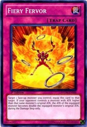 Fiery Fervor (PHSW-EN064) - Photon Shockwave 1st Edition Photon Shockwave Yugioh Single  Squirtle Squad Card Shop.