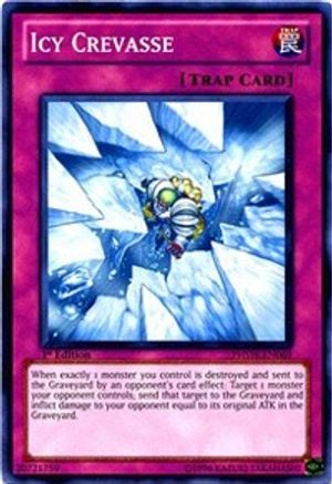 Icy Crevasse (PHSW-EN069) - Photon Shockwave 1st Edition Photon Shockwave Yugioh Single  Squirtle Squad Card Shop.