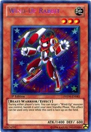 Wind-Up Rabbit (PHSW-EN083) - Photon Shockwave 1st Edition Photon Shockwave Yugioh Single  Squirtle Squad Card Shop.