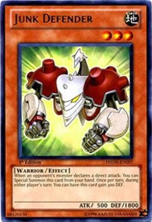 Junk Defender (PHSW-EN097) - Photon Shockwave Unlimited Photon Shockwave Yugioh Single  Squirtle Squad Card Shop.