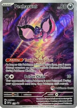 Pecharunt (Pokemon Center Exclusive) 129 - Holofoil SV Scarlet & Violet Promo Cards - Promo SV: Scarlet & Violet Promo Cards Pokemon Single  Squirtle Squad Card Shop.