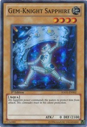 Gem-Knight Sapphire (HA05-EN002) - Hidden Arsenal 5: Steelswarm Invasion 1st Edition Hidden Arsenal 5: Steelswarm Invasion Yugioh Single  Squirtle Squad Card Shop.