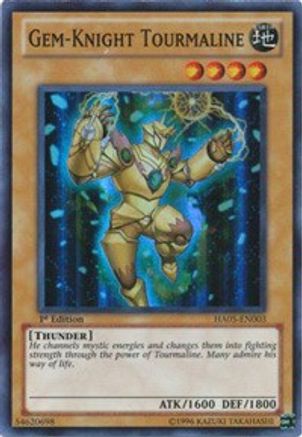 Gem-Knight Tourmaline (HA05-EN003) - Hidden Arsenal 5: Steelswarm Invasion 1st Edition Hidden Arsenal 5: Steelswarm Invasion Yugioh Single  Squirtle Squad Card Shop.