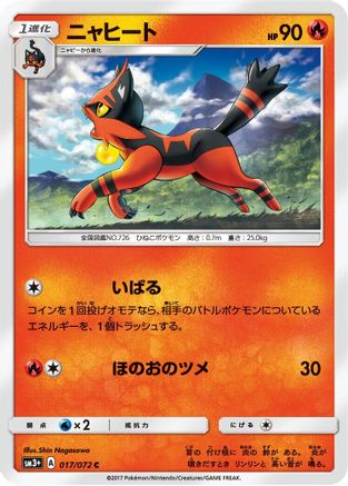 Torracat (017/072) - SM3 Shining Legends SM3+: Shining Legends Pokemon Japanese Single  Squirtle Squad Card Shop.