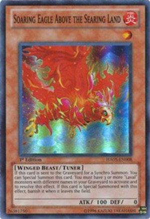 Soaring Eagle Above the Searing Land (HA05-EN008) - Hidden Arsenal 5: Steelswarm Invasion 1st Edition Hidden Arsenal 5: Steelswarm Invasion Yugioh Single  Squirtle Squad Card Shop.