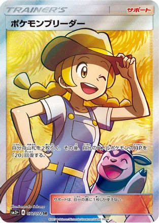 Pokemon Breeder - 077/072 (077/072) - SM3 Shining Legends Holofoil SM3+: Shining Legends Pokemon Japanese Single  Squirtle Squad Card Shop.