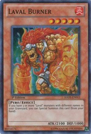 Laval Burner (HA05-EN013) - Hidden Arsenal 5: Steelswarm Invasion 1st Edition Hidden Arsenal 5: Steelswarm Invasion Yugioh Single  Squirtle Squad Card Shop.