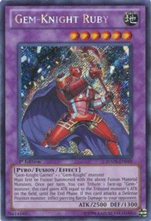 Gem-Knight Ruby (HA05-EN019) - Hidden Arsenal 5: Steelswarm Invasion Unlimited Hidden Arsenal 5: Steelswarm Invasion Yugioh Single  Squirtle Squad Card Shop.
