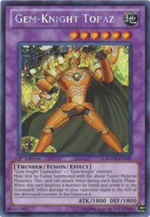 Gem-Knight Topaz (HA05-EN021) - Hidden Arsenal 5: Steelswarm Invasion 1st Edition Hidden Arsenal 5: Steelswarm Invasion Yugioh Single  Squirtle Squad Card Shop.