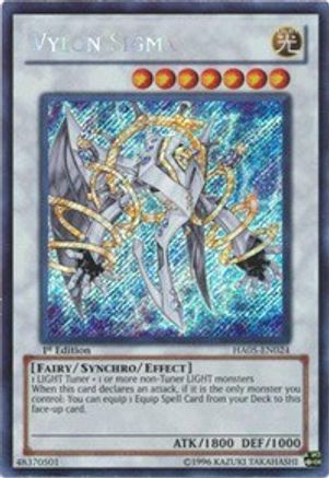 Vylon Sigma (HA05-EN024) - Hidden Arsenal 5: Steelswarm Invasion Unlimited Hidden Arsenal 5: Steelswarm Invasion Yugioh Single  Squirtle Squad Card Shop.