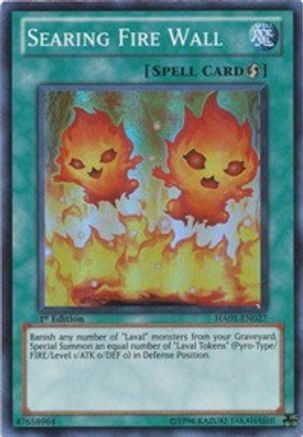 Searing Fire Wall (HA05-EN027) - Hidden Arsenal 5: Steelswarm Invasion Unlimited Hidden Arsenal 5: Steelswarm Invasion Yugioh Single  Squirtle Squad Card Shop.