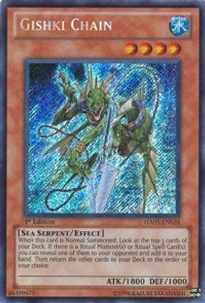 Gishki Chain (HA05-EN034) - Hidden Arsenal 5: Steelswarm Invasion Unlimited Hidden Arsenal 5: Steelswarm Invasion Yugioh Single  Squirtle Squad Card Shop.