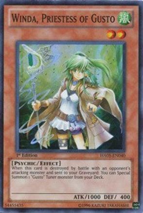 Winda, Priestess of Gusto (HA05-EN040) - Hidden Arsenal 5: Steelswarm Invasion 1st Edition Hidden Arsenal 5: Steelswarm Invasion Yugioh Single  Squirtle Squad Card Shop.
