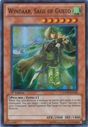 Windaar, Sage of Gusto (HA05-EN042) - Hidden Arsenal 5: Steelswarm Invasion Unlimited Hidden Arsenal 5: Steelswarm Invasion Yugioh Single  Squirtle Squad Card Shop.