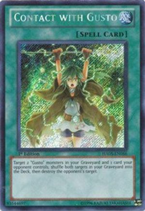 Contact with Gusto (HA05-EN056) - Hidden Arsenal 5: Steelswarm Invasion Unlimited Hidden Arsenal 5: Steelswarm Invasion Yugioh Single  Squirtle Squad Card Shop.