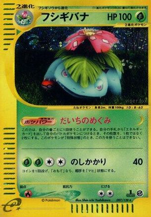 Venusaur - 097/128 (097/128) - Base Expansion Pack 1st Edition Holofoil Base Expansion Pack Pokemon Japanese Single  Squirtle Squad Card Shop.