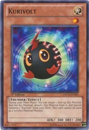 Kurivolt (ORCS-EN001) - Order of Chaos 1st Edition Order of Chaos Yugioh Single  Squirtle Squad Card Shop.