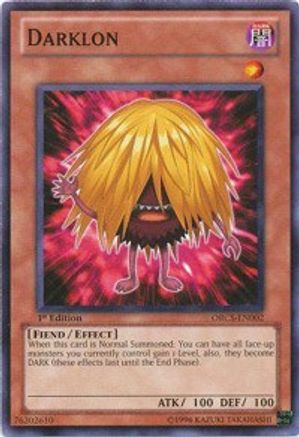 Darklon (ORCS-EN002) - Order of Chaos 1st Edition Order of Chaos Yugioh Single  Squirtle Squad Card Shop.
