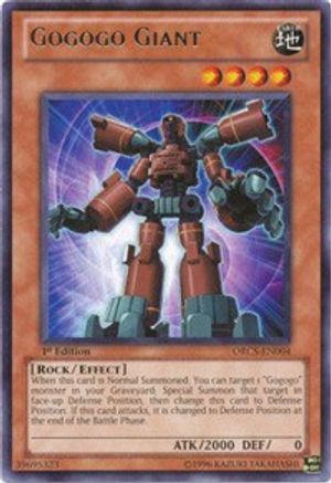 Gogogo Giant (ORCS-EN004) - Order of Chaos 1st Edition Order of Chaos Yugioh Single  Squirtle Squad Card Shop.