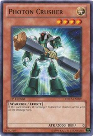 Photon Crusher (ORCS-EN009) - Order of Chaos 1st Edition Order of Chaos Yugioh Single  Squirtle Squad Card Shop.