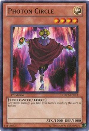 Photon Circle (ORCS-EN011) - Order of Chaos 1st Edition Order of Chaos Yugioh Single  Squirtle Squad Card Shop.