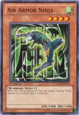 Air Armor Ninja (ORCS-EN014) - Order of Chaos 1st Edition Order of Chaos Yugioh Single  Squirtle Squad Card Shop.