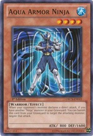 Aqua Armor Ninja (ORCS-EN015) - Order of Chaos Unlimited Order of Chaos Yugioh Single  Squirtle Squad Card Shop.