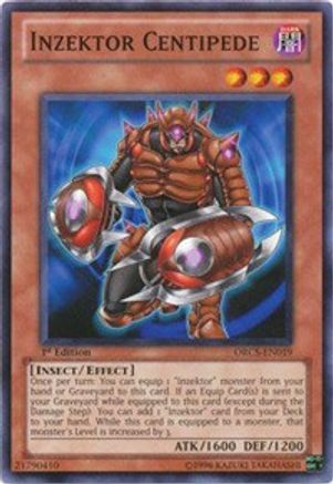 Inzektor Centipede (ORCS-EN019) - Order of Chaos Unlimited Order of Chaos Yugioh Single  Squirtle Squad Card Shop.