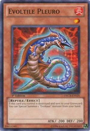 Evoltile Pleuro (ORCS-EN025) - Order of Chaos Unlimited Order of Chaos Yugioh Single  Squirtle Squad Card Shop.