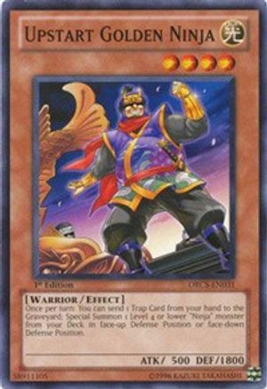 Upstart Golden Ninja (ORCS-EN031) - Order of Chaos 1st Edition Order of Chaos Yugioh Single  Squirtle Squad Card Shop.
