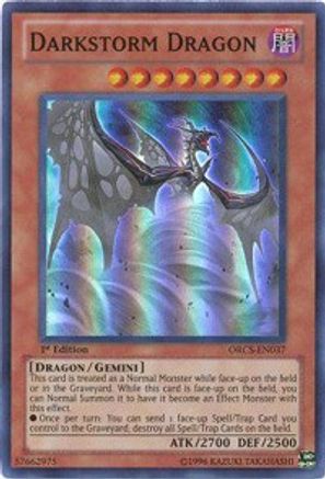 Darkstorm Dragon (ORCS-EN037) - Order of Chaos 1st Edition Order of Chaos Yugioh Single  Squirtle Squad Card Shop.