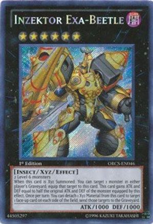 Inzektor Exa-Beetle (ORCS-EN046) - Order of Chaos Unlimited Order of Chaos Yugioh Single  Squirtle Squad Card Shop.