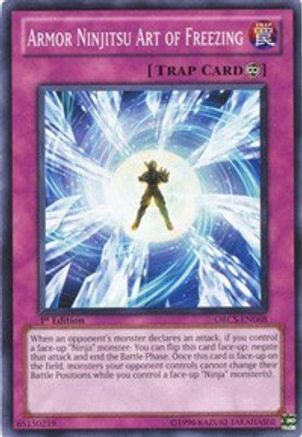 Armor Ninjitsu Art of Freezing (ORCS-EN068) - Order of Chaos Unlimited Order of Chaos Yugioh Single  Squirtle Squad Card Shop.