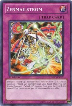 Zenmailstrom (ORCS-EN072) - Order of Chaos 1st Edition Order of Chaos Yugioh Single  Squirtle Squad Card Shop.